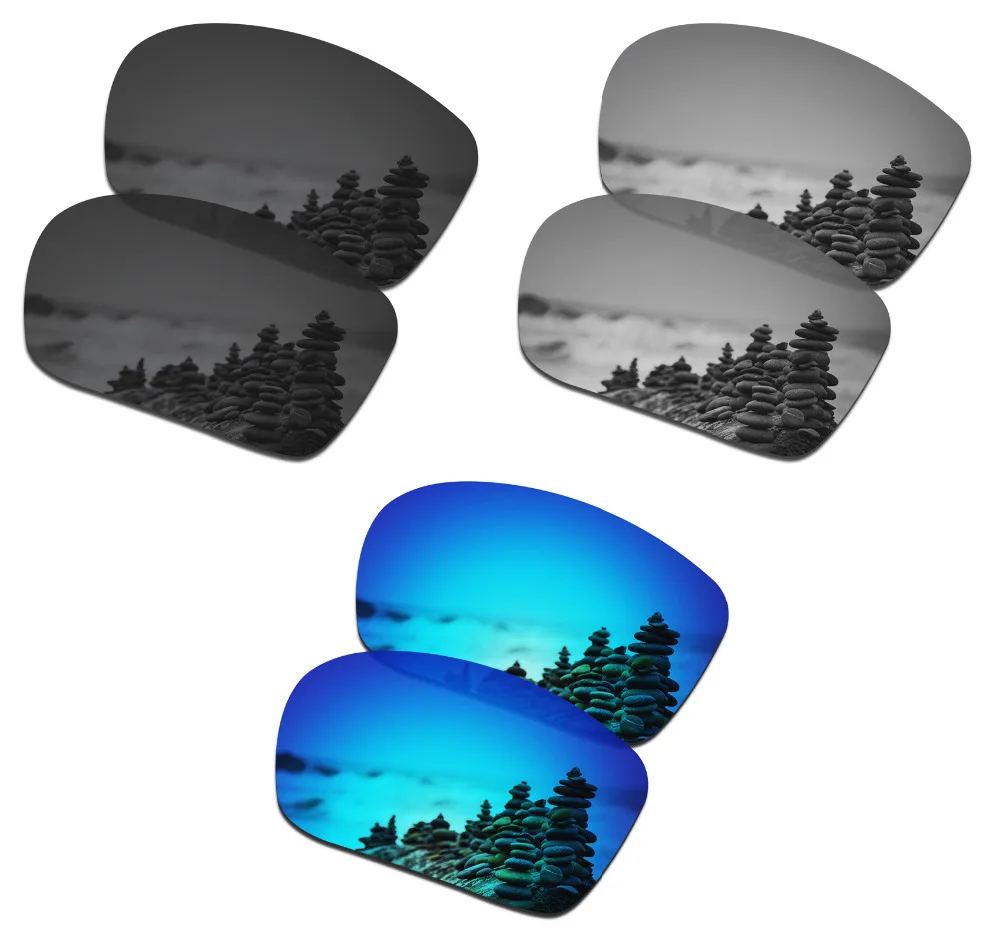 SmartVLT 3 Pairs Polarized Sunglasses Replacement Lenses for Oakley Triggerman Stealth Black and Silver Titanium and Ice Blue
SmartVLT 3 Pairs Polarized Sunglasses Replacement Lenses for Oakley Triggerman Stealth Black and Silver Titanium and Ice Blue