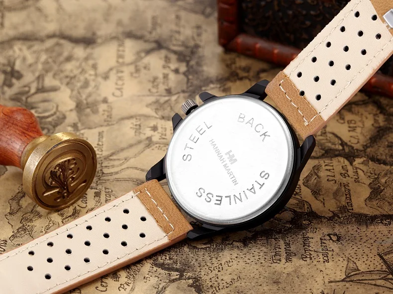 HANNAH MARTIN Luxury Brand Military Watch Men Wrist Watch Male Leather Band Sport Army Wristwatches With Calendar Reloj Hombre
HANNAH MARTIN Luxury Brand Military Watch Men Wrist Watch Male Leather Band Sport Army Wristwatches With Calendar Reloj Hombre