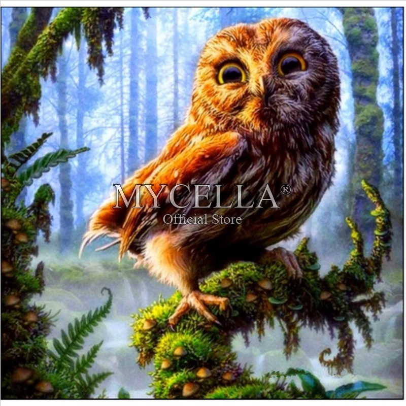 Animals 5D DIY Diamond Painting Cross Stitch Needlework Round Rhinestone Mosaic Owl Diamond Embroidery Christmas Gift Crafts
Animals 5D DIY Diamond Painting Cross Stitch Needlework Round Rhinestone Mosaic Owl Diamond Embroidery Christmas Gift Crafts