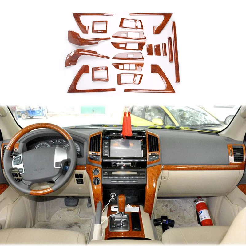 19 шт. полный комплект внутренней отделки приборной панели для Toyota Land Cruiser LC200 2008-2015
19 шт. полный комплект внутренней отделки приборной панели для Toyota Land Cruiser LC200 2008-2015