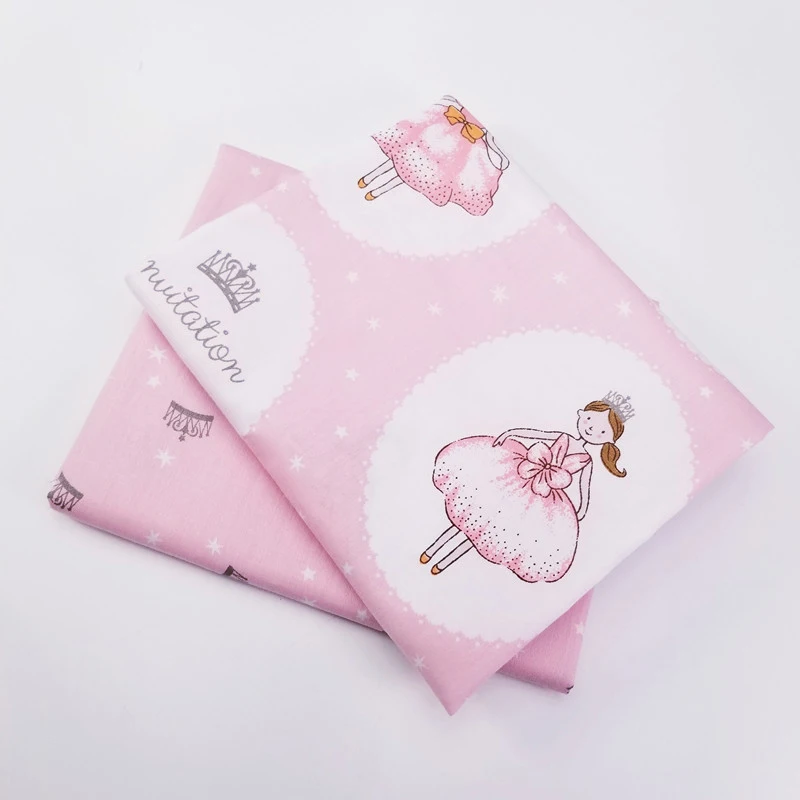 100% Cotton Twill Fabric Princess Crown Print Patchwork Cloth Hand-Sewn Quilted Baby Dormitory Sheets Comfortable Cotton Fabric
100% Cotton Twill Fabric Princess Crown Print Patchwork Cloth Hand-Sewn Quilted Baby Dormitory Sheets Comfortable Cotton Fabric