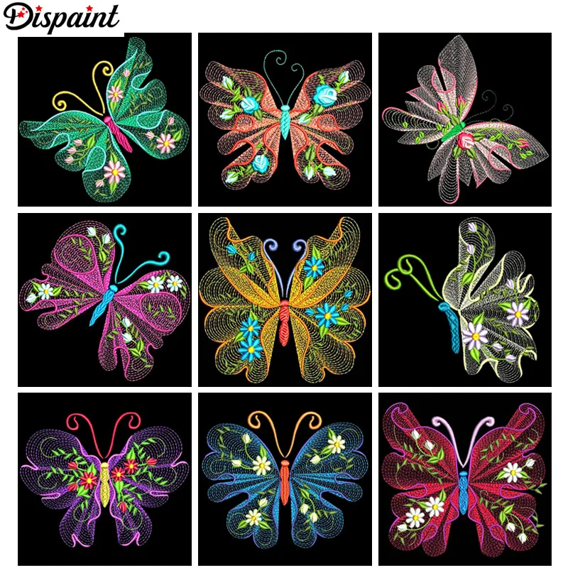 Dispaint Full Square/Round Drill 5D DIY Diamond Painting "Color butterfly" 3D Embroidery Cross Stitch 3D Home Decor Gift
Dispaint Full Square/Round Drill 5D DIY Diamond Painting "Color butterfly" 3D Embroidery Cross Stitch 3D Home Decor Gift