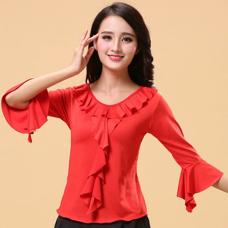 M / L / XL / 2XL /3XL/4XL/5XL/6XL Red Lace Arabian Clothing Top Salsa Standard Ballroom Dance Stage Latin Dance Shirt Women
M / L / XL / 2XL /3XL/4XL/5XL/6XL Red Lace Arabian Clothing Top Salsa Standard Ballroom Dance Stage Latin Dance Shirt Women