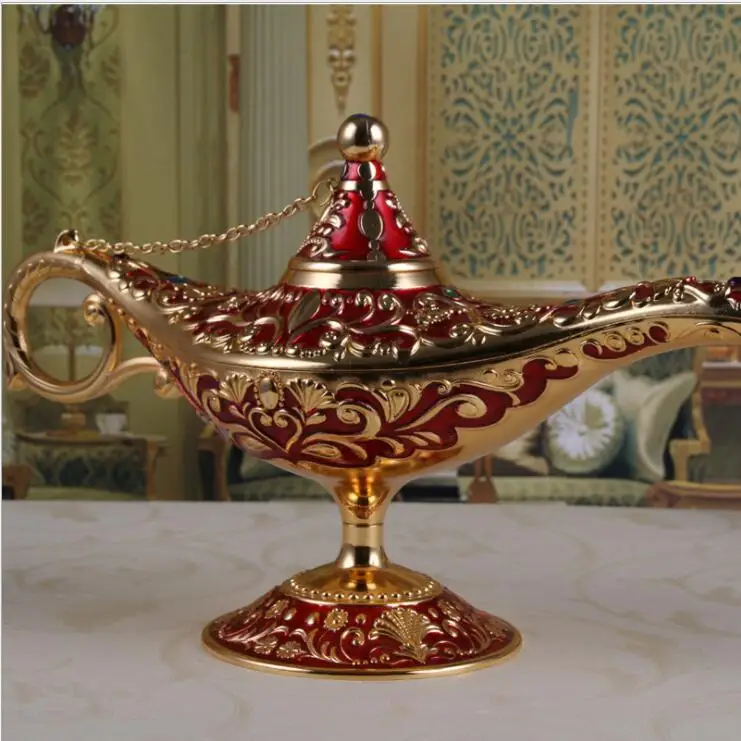 large/medium size metal Crafts Aladding magic Lamp vintage gifts desk decoration vintage home decorA023
large/medium size metal Crafts Aladding magic Lamp vintage gifts desk decoration vintage home decorA023