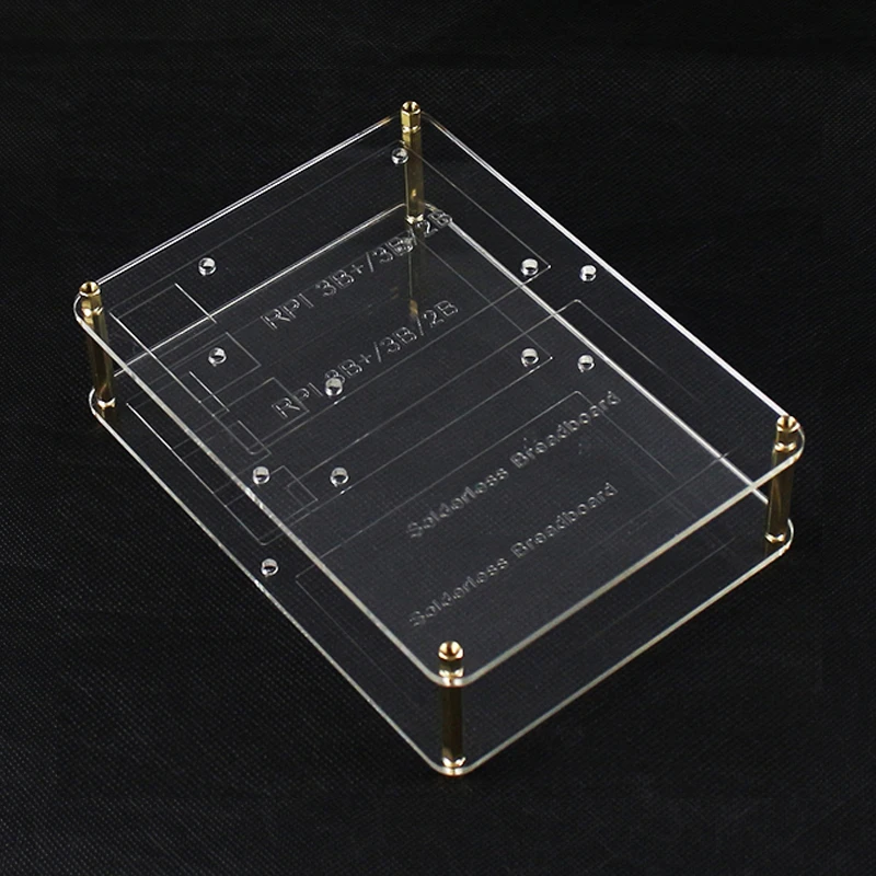2 слоя Raspberry Pi 3B акриловые Монтажная пластина чехол DIY Прототип Эксперимент Expasion