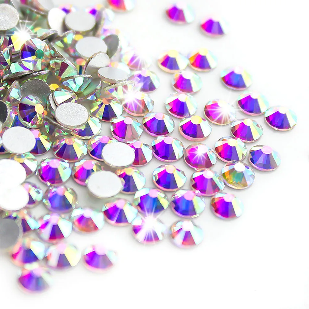 Crystal AB Glitter Non Hotfix FlatBack Rhinestones White Clear Strass Stones Nail Art Sewing Fabric Clothing Decor DIY 144-1440
Crystal AB Glitter Non Hotfix FlatBack Rhinestones White Clear Strass Stones Nail Art Sewing Fabric Clothing Decor DIY 144-1440