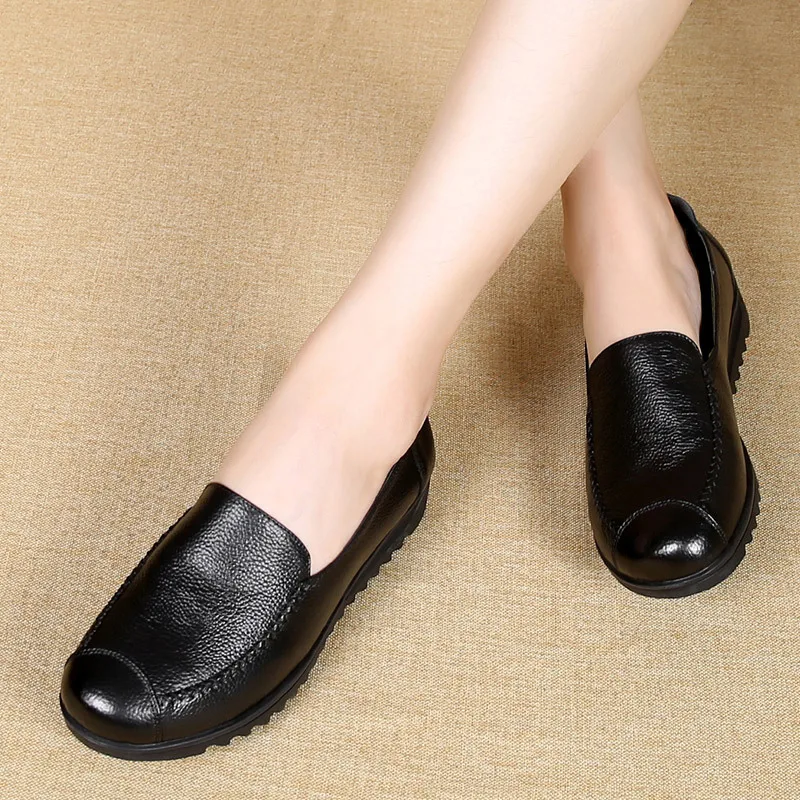 YAERNI 2019 Newest Spring Retro Genuine Leather Shoes Women Flats Comfortable Soft Fashion Shoes Non-slip Breathable Women Shoe
YAERNI 2019 Newest Spring Retro Genuine Leather Shoes Women Flats Comfortable Soft Fashion Shoes Non-slip Breathable Women Shoe