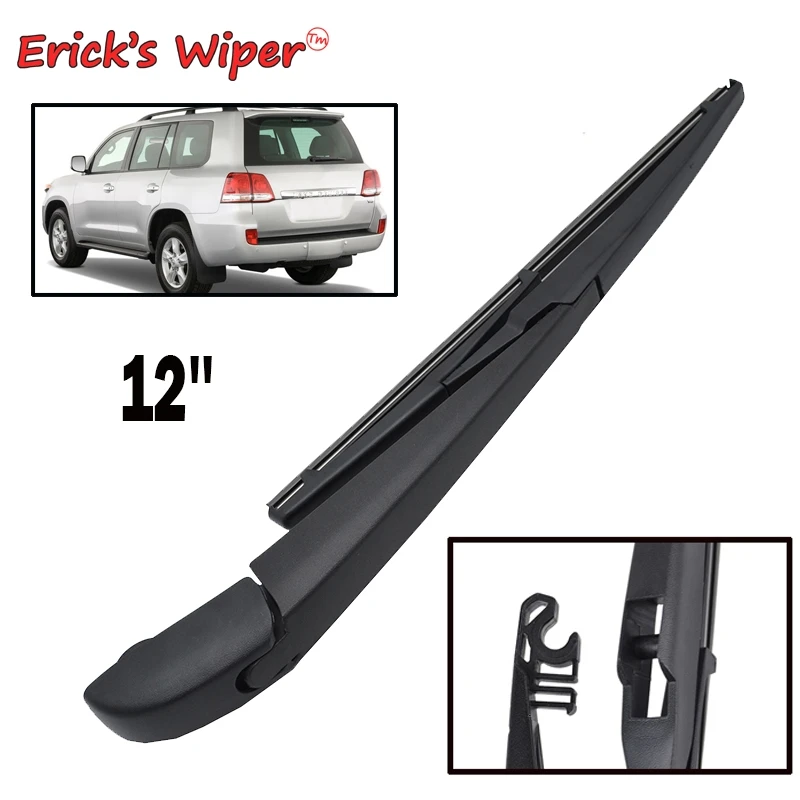 Комплект щеток и рычагов заднего стеклоочистителя Erick's Wiper 12 дюймов для Toyota Land Cruiser J200 2007 г. В., лобовое стекло, заднее стекло
Комплект щеток и рычагов заднего стеклоочистителя Erick's Wiper 12 дюймов для Toyota Land Cruiser J200 2007 г. В., лобовое стекло, заднее стекло