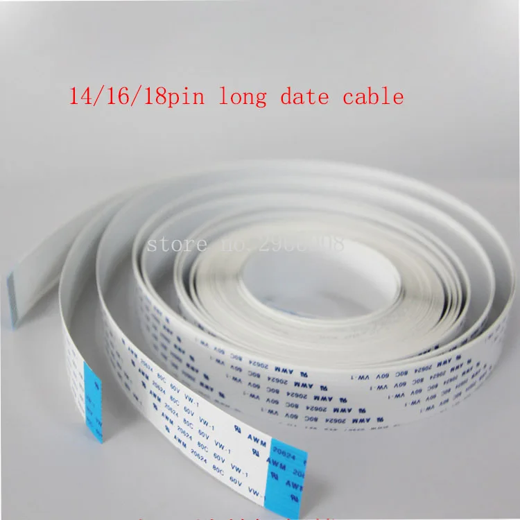 4PCS 14/16/18 Pin 5.5meters printer Dx5/DX7 head main board date cable for Infiniti/Icontek/Phaeton/Liyu FFC long flat cable
4PCS 14/16/18 Pin 5.5meters printer Dx5/DX7 head main board date cable for Infiniti/Icontek/Phaeton/Liyu FFC long flat cable