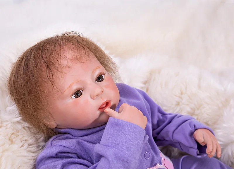 46cm Silicone Reborn Baby Doll Toy Vinyl bebe alive collectible play house bonecas realistic simulation Toy Kid Birthday Gift
46cm Silicone Reborn Baby Doll Toy Vinyl bebe alive collectible play house bonecas realistic simulation Toy Kid Birthday Gift