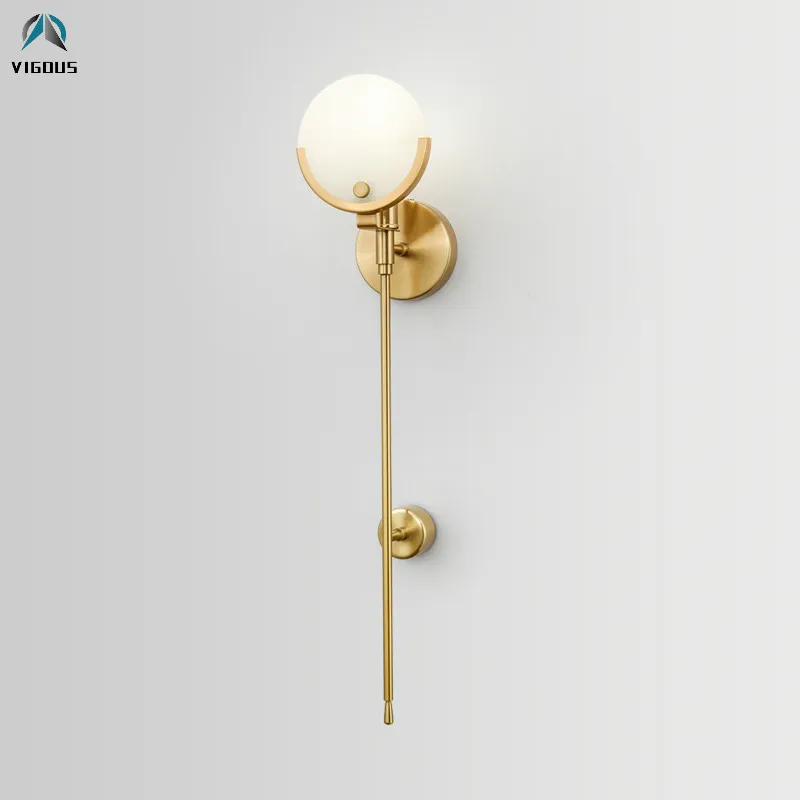 Luxury American Plate Gold Metal Rod Wall Lamp Mable Deco E14 Luminaires Led Wall Scones Living Room Lustre Led Lighting Fixture
Luxury American Plate Gold Metal Rod Wall Lamp Mable Deco E14 Luminaires Led Wall Scones Living Room Lustre Led Lighting Fixture