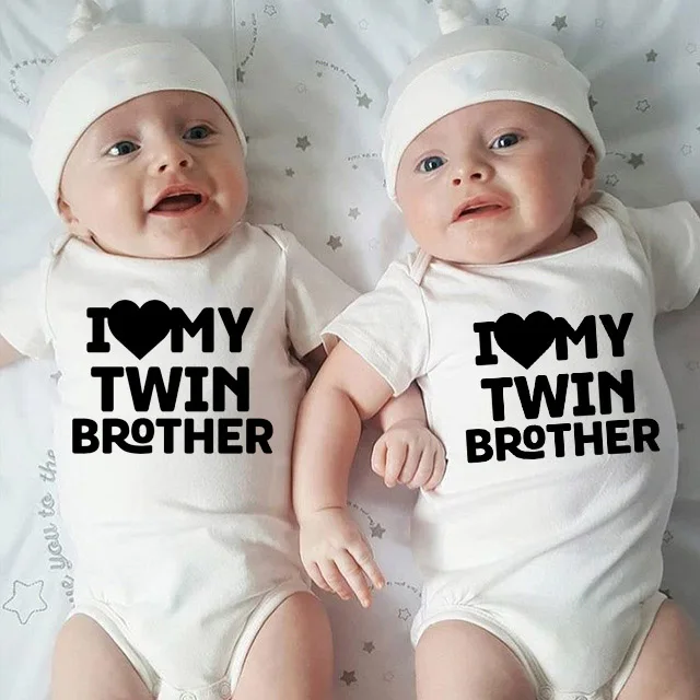 New Casual Letter Print I Love My Twin Brother White Outfit Newborn Baby Boys Short SleeveRomper Baby Clothes
New Casual Letter Print I Love My Twin Brother White Outfit Newborn Baby Boys Short SleeveRomper Baby Clothes