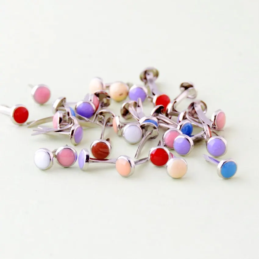 Free shipping 50pcs Enamel colors Pastel Round Brads Scrapbooking Embellishment 15x7mm
Free shipping 50pcs Enamel colors Pastel Round Brads Scrapbooking Embellishment 15x7mm