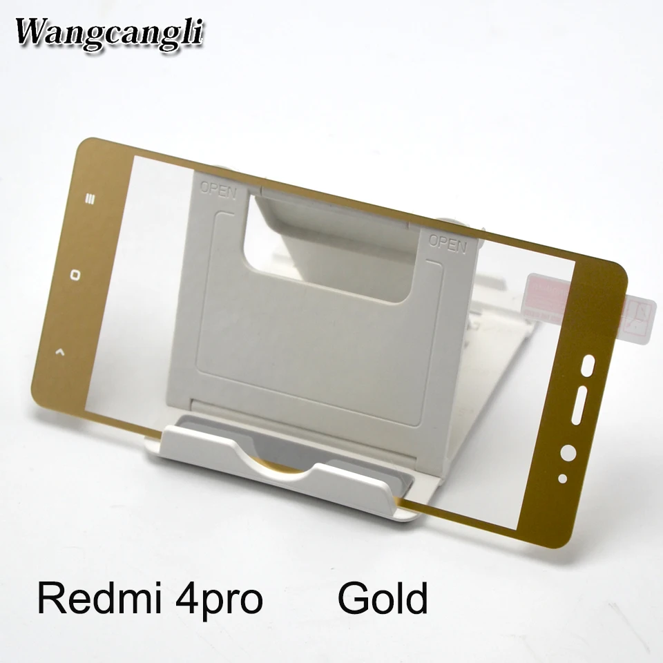 Wangcangli закаленное стекло для Xiaomi RedMi 4x Оригинальное защитное 4 Pro пленка pro черный |