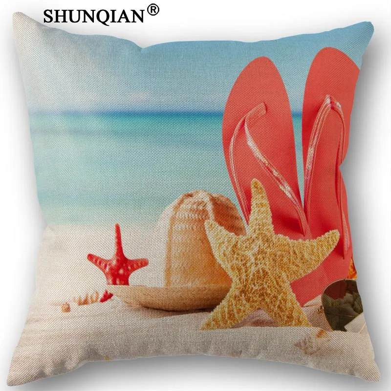 Linen Cotton Pillowcase Beach shells Pillow Cover Home Textiles Decorative Pillowcase Customize Gift 45x45cm one side
Linen Cotton Pillowcase Beach shells Pillow Cover Home Textiles Decorative Pillowcase Customize Gift 45x45cm one side