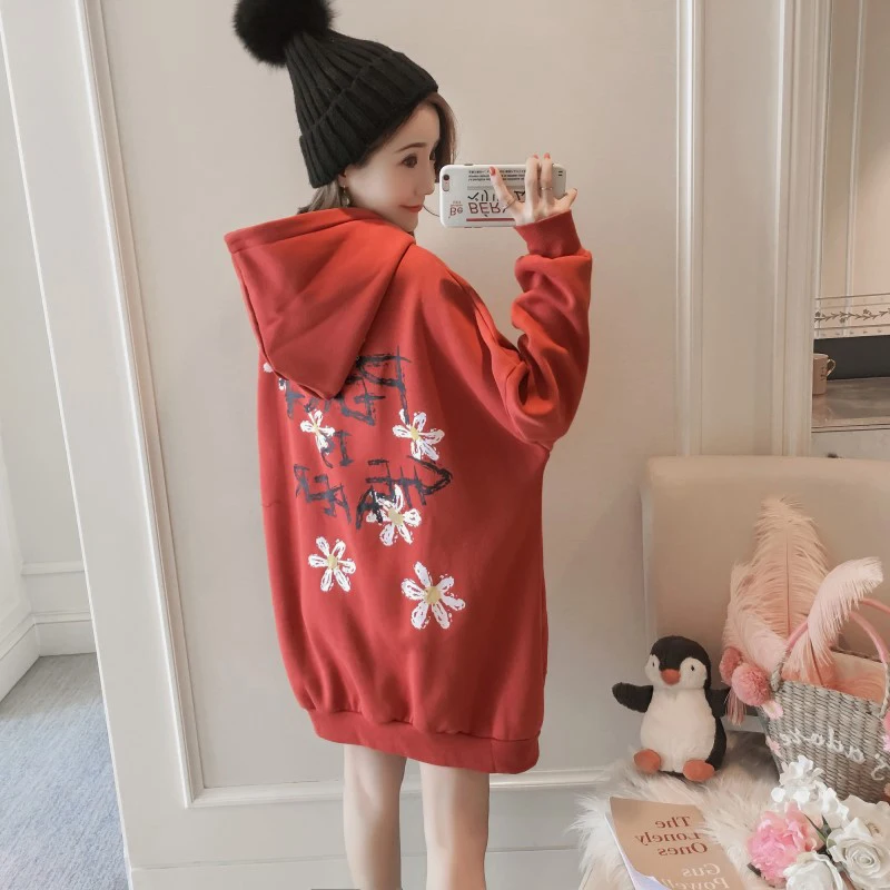 2020 autumn winter women new Large size plus velvet thick letter printing Medium length loose long-sleeved hooded Sweatshirt
2020 autumn winter women new Large size plus velvet thick letter printing Medium length loose long-sleeved hooded Sweatshirt