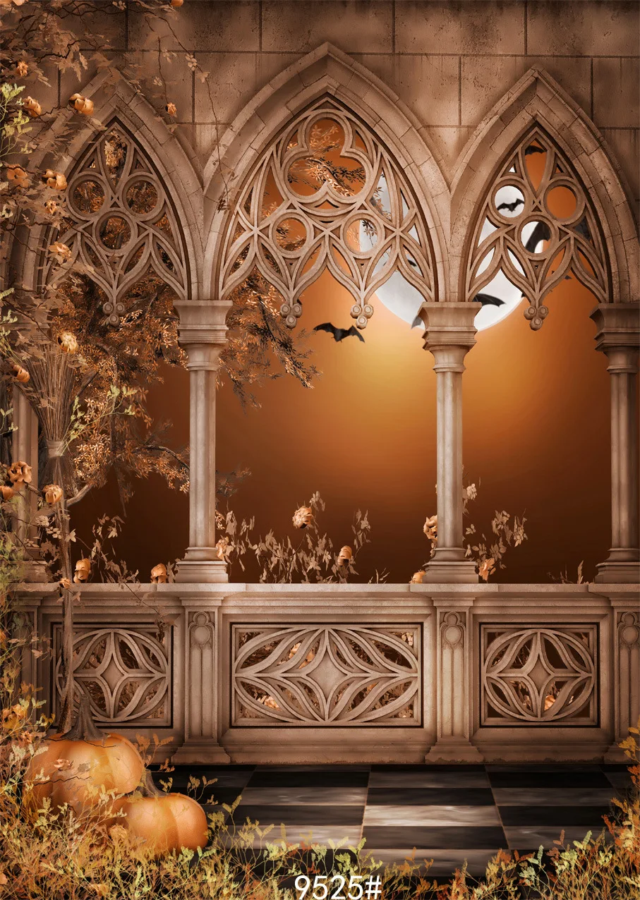 Fabric Cloth Custom Halloween Photography Backdrops Prop Palace Moon Pumpkin Vinyl Backgrounds Photo Studio for Children Party
Fabric Cloth Custom Halloween Photography Backdrops Prop Palace Moon Pumpkin Vinyl Backgrounds Photo Studio for Children Party