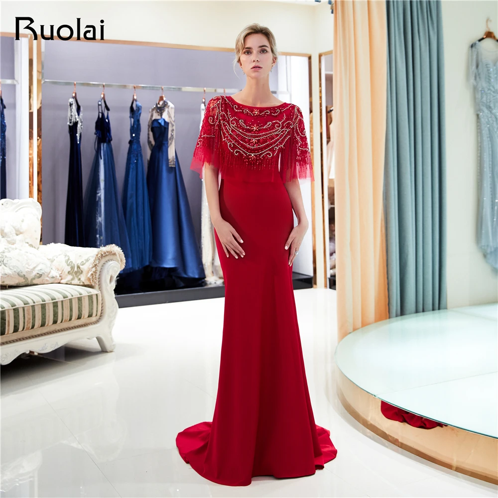 Burgundy/Navy Mermaid Evening Dresses Long Scoop Luxury Beaded Satin Prom Dresses 2019 Evening Gown 2019 Vestido de Fiesta SQ2
Burgundy/Navy Mermaid Evening Dresses Long Scoop Luxury Beaded Satin Prom Dresses 2019 Evening Gown 2019 Vestido de Fiesta SQ2