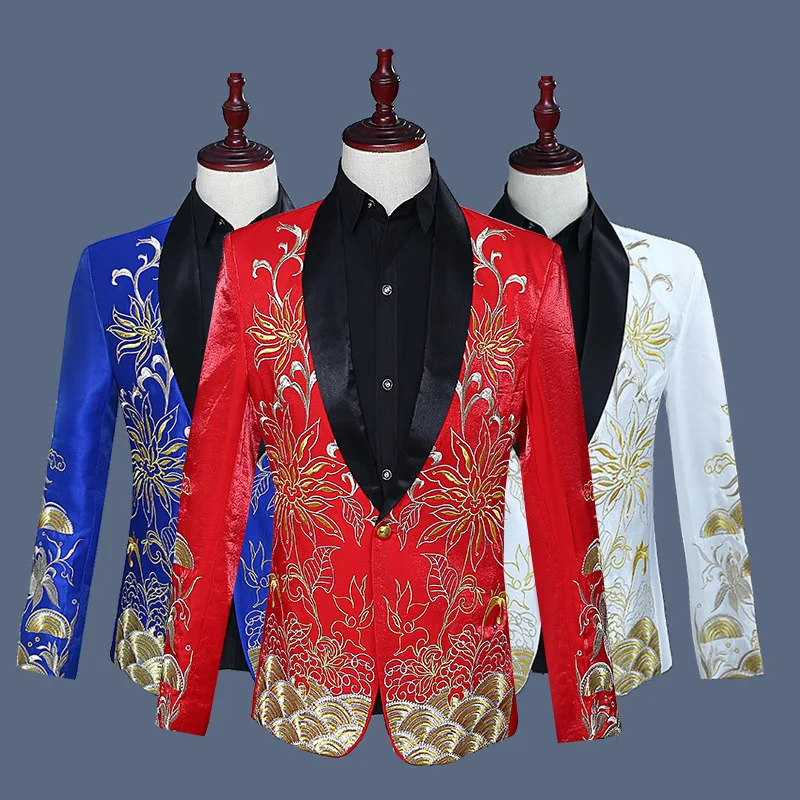 New Men's master Sequins Dresses Stage Costumes Men terno Suit MC Host Clothing Singer Suits & Blazer show jacket outerwear
New Men's master Sequins Dresses Stage Costumes Men terno Suit MC Host Clothing Singer Suits & Blazer show jacket outerwear