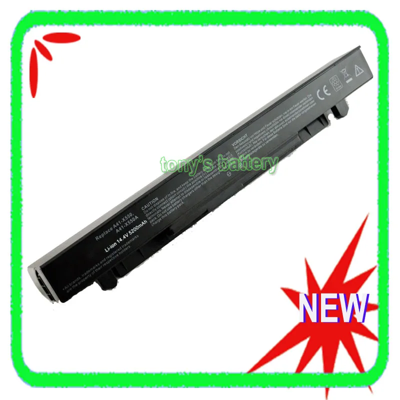 Аккумулятор 5200 мАч для Asus X450CC X450LC X452 X452C R409 R409L R409V R510 R510CA R510CC R510D K450 K450L
Аккумулятор 5200 мАч для Asus X450CC X450LC X452 X452C R409 R409L R409V R510 R510CA R510CC R510D K450 K450L