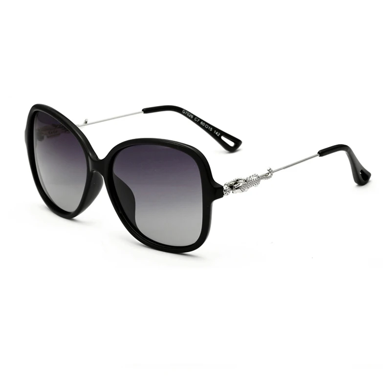 Ретро винтажные большие солнцезащитные очки TR90. Поляризованные женские со