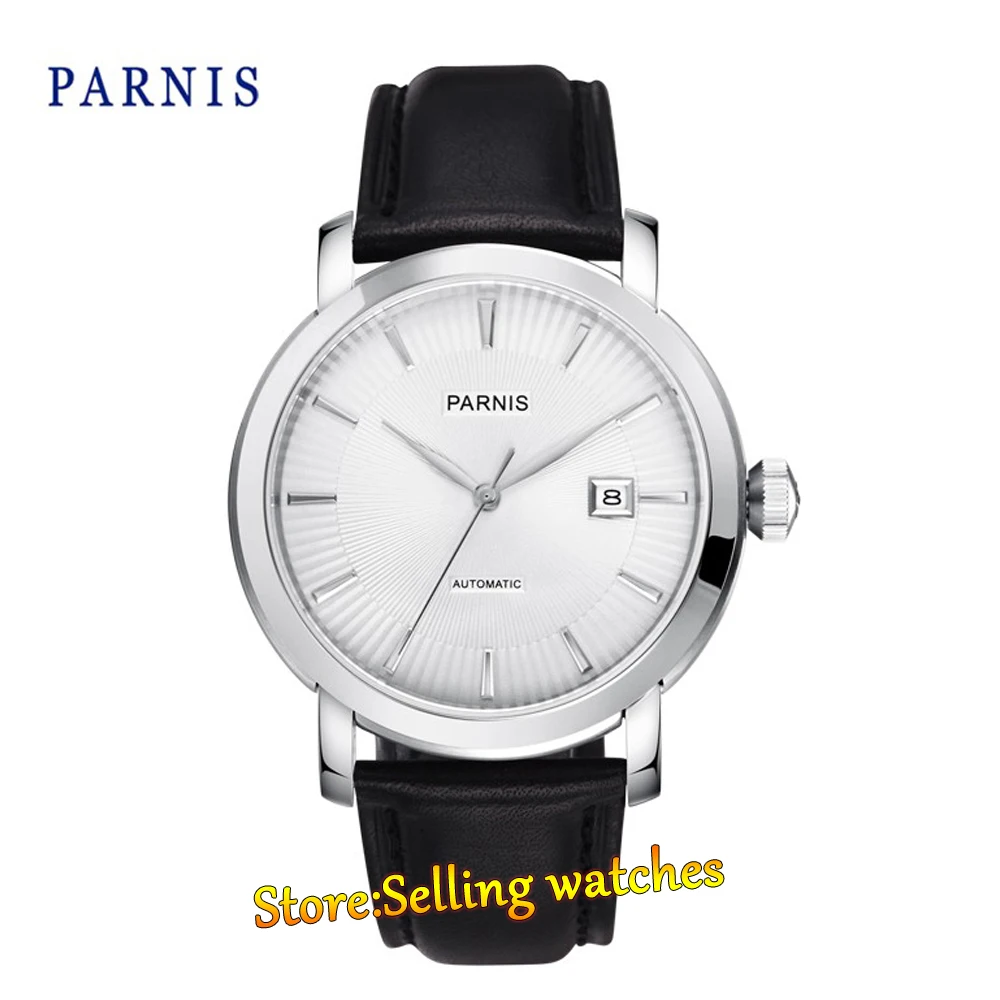 Parnis 42mm 21 Jewels Japan Miyota Automatic Movement Date Business Men's Watch
Parnis 42mm 21 Jewels Japan Miyota Automatic Movement Date Business Men's Watch