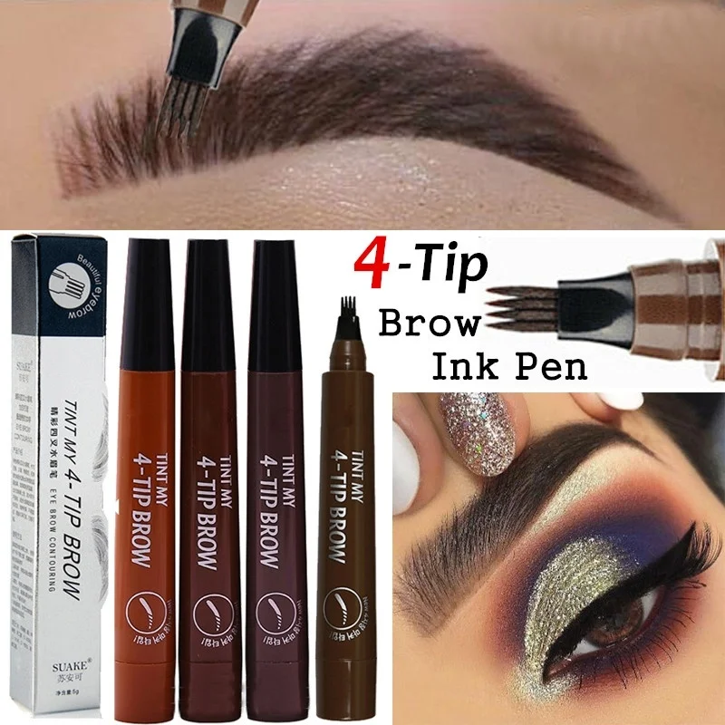 1PC Newly 4 Head Fork Tip Eyebrow Tattoo Pen Liquid Brow Enhancer Dye Tint Pencil Makeup Tools 4 Colour
1PC Newly 4 Head Fork Tip Eyebrow Tattoo Pen Liquid Brow Enhancer Dye Tint Pencil Makeup Tools 4 Colour