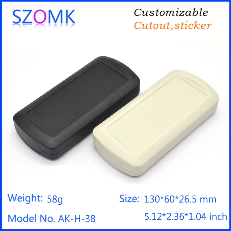 

New arrival plastic enclosure project box szomk enclosure for pcb (4 Pcs) 130*60*26.5mm abs plastic box electronics junction box