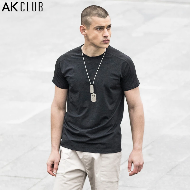 АК Клуб футболка Новое поступление плечо лоскутное сетки Ткань Fast Dry короткий