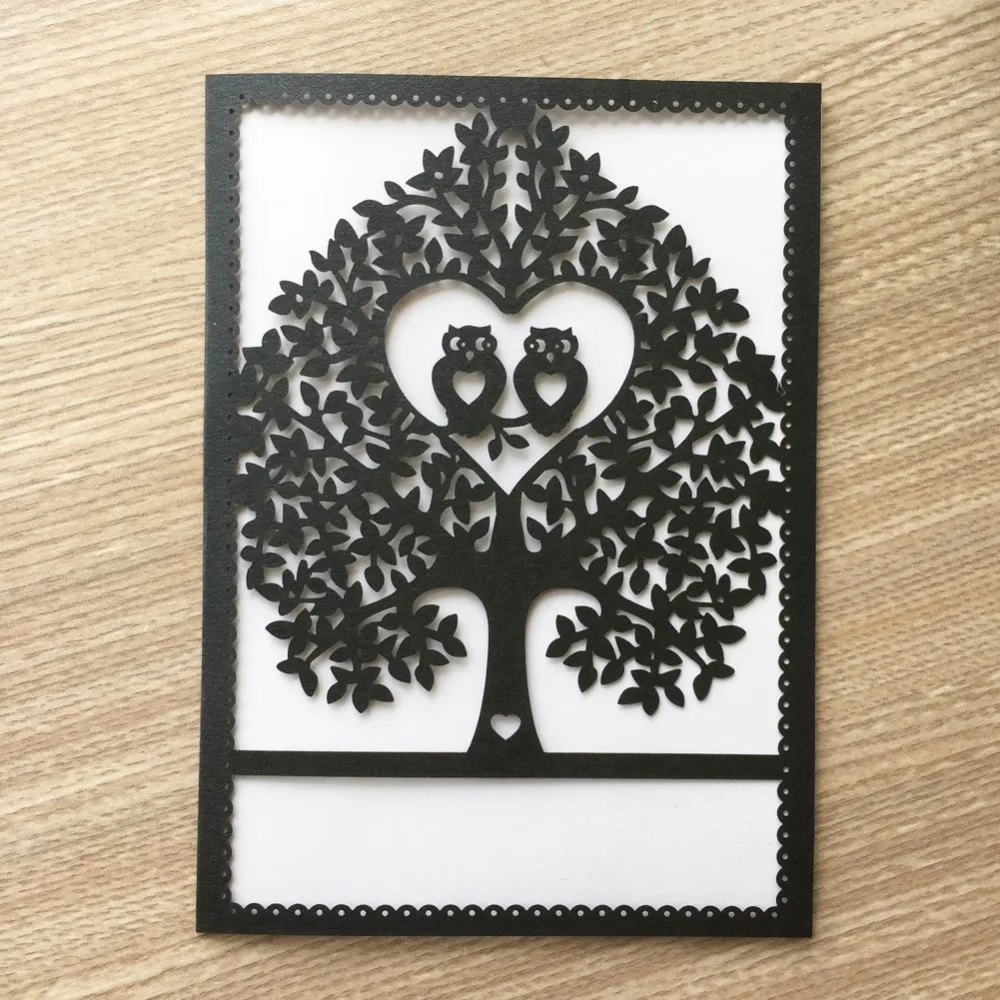 100pcs/lot Multi Color Pearl Paper Wedding Invitations Laser Cut Carved Tree Pattern Invitations Card Birthday Greeting Card
100pcs/lot Multi Color Pearl Paper Wedding Invitations Laser Cut Carved Tree Pattern Invitations Card Birthday Greeting Card