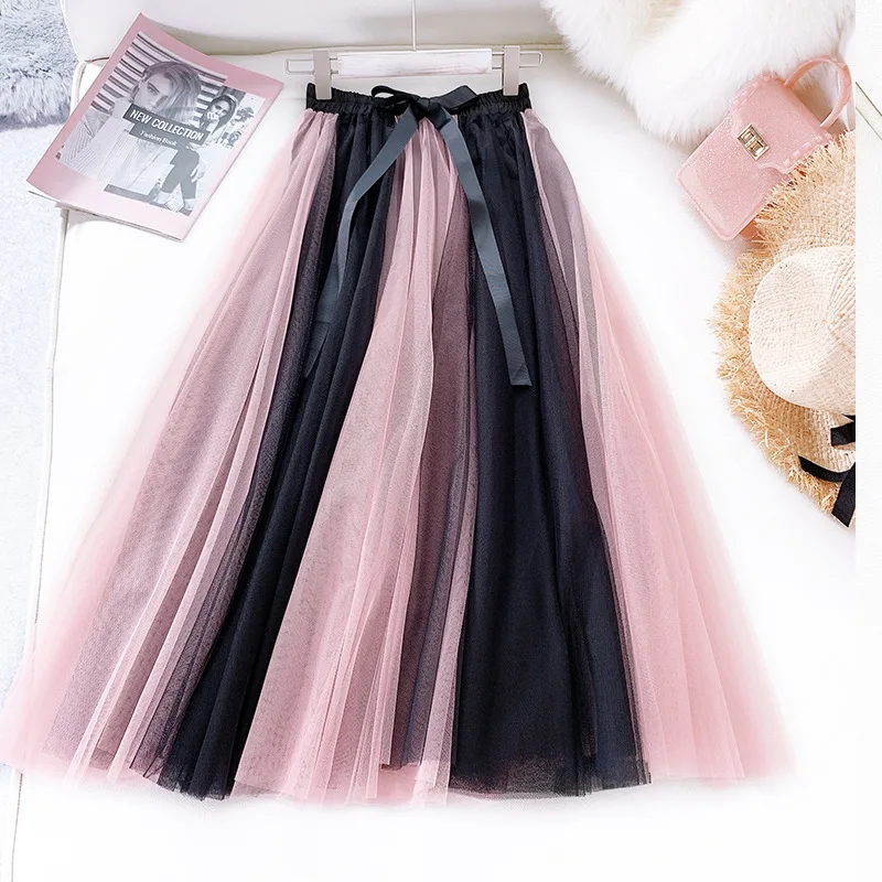 2020 Autumn Spring New Arrival Women Skirt Polyester Patchwork Net Yarn High Waist Slim A-line Collage Splicing Free Shipping
2020 Autumn Spring New Arrival Women Skirt Polyester Patchwork Net Yarn High Waist Slim A-line Collage Splicing Free Shipping