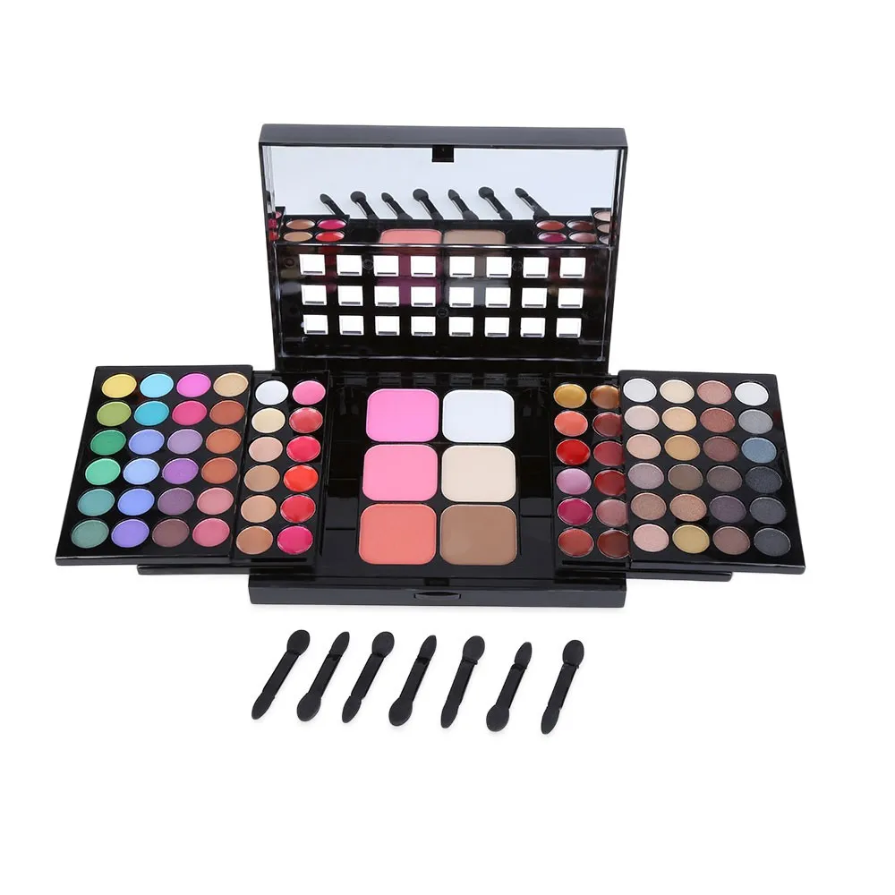 

78 Color Eyeshadow Palette Set 48 Eye shadow + 18 Lip Gloss + 6 Concealer+ 6 Foundation Face Powder/Blush Makeup Kit Beauty Tool