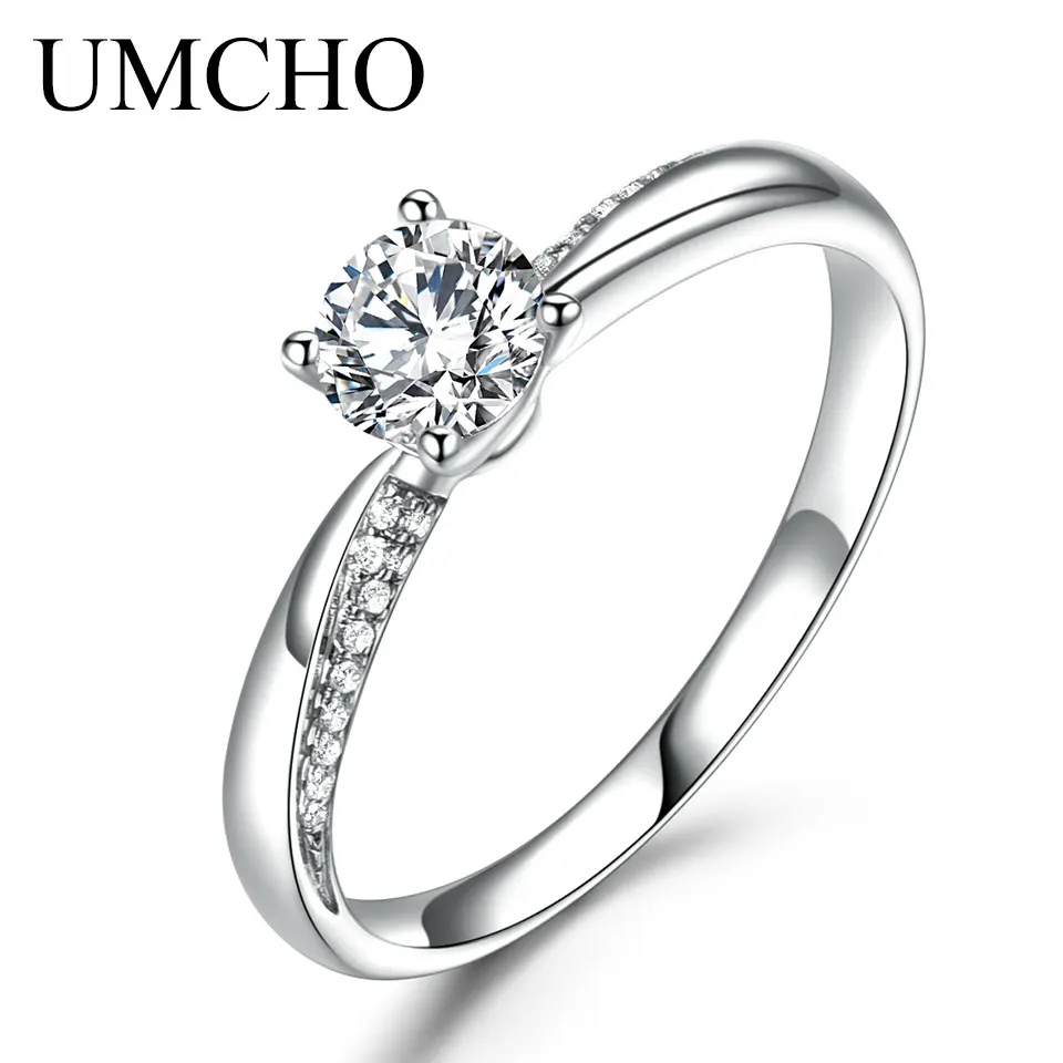 Женское кольца с муассанитом с натуральным бриллиантом UMCHO, 18 К, белое золото, подарок на свадьбу
Женское кольца с муассанитом с натуральным бриллиантом UMCHO, 18 К, белое золото, подарок на свадьбу
