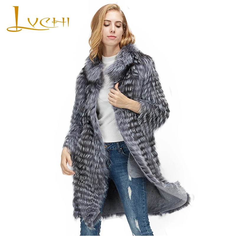 LVCHI Winter 2019 Contrast Color Real Fox Fur Coats Slim Real Natural Fox Fur Coat Women's With Fox Fur Collar Medium Fox Coats
LVCHI Winter 2019 Contrast Color Real Fox Fur Coats Slim Real Natural Fox Fur Coat Women's With Fox Fur Collar Medium Fox Coats