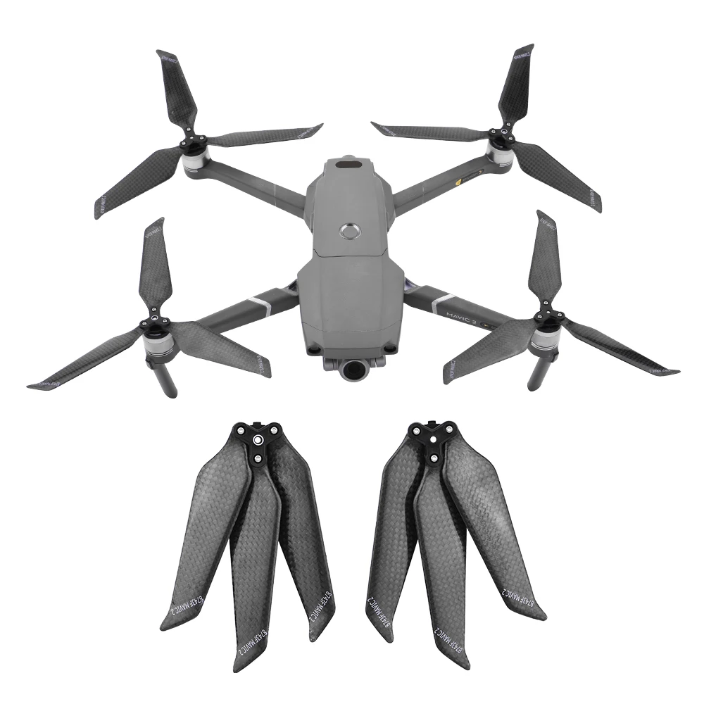 Фото 2 шт. 8743F Пропеллер из углеродного волокна для DJI Mavic Pro Zoom Drone 3 Лопасти складное