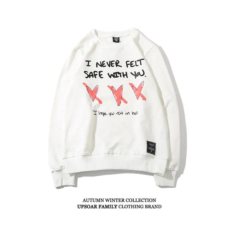 Harajuku Style Letters Printed Sweatshirt High Street Yellow Green I hope you not in the hell Pullover Skateboard Cotton hoodies
Harajuku Style Letters Printed Sweatshirt High Street Yellow Green I hope you not in the hell Pullover Skateboard Cotton hoodies