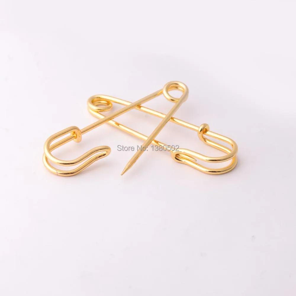 10pcs/lot gold color 63*15mm unique Design metal Safety pin Brooch Pin Jewelry Findings for Earrings
10pcs/lot gold color 63*15mm unique Design metal Safety pin Brooch Pin Jewelry Findings for Earrings