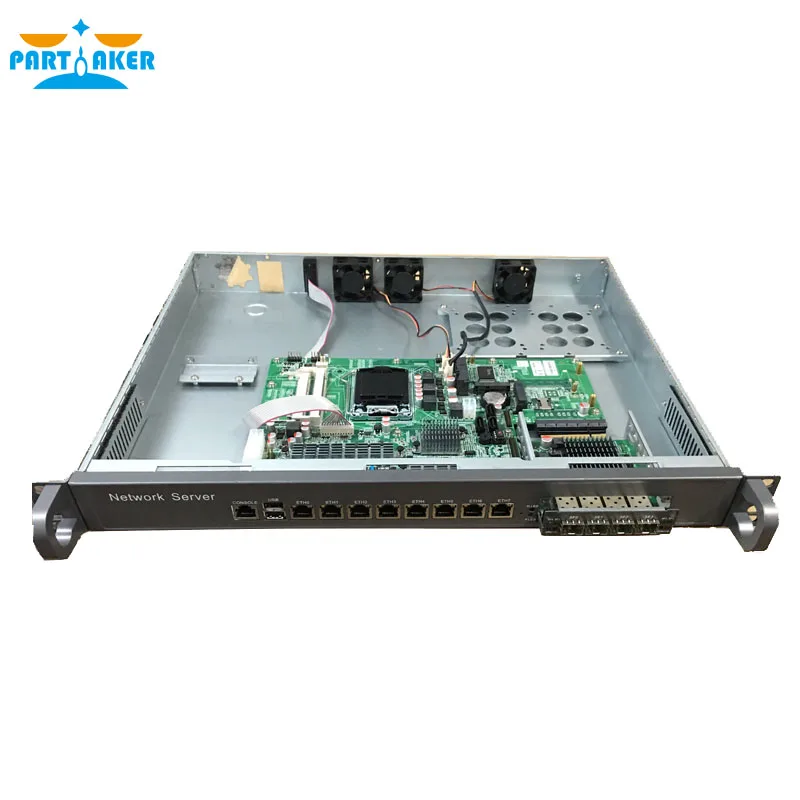 Intel LGA1151 Core i3 7100 i5 7500 i7 7700 Processor 8 LAN Port 1U Network Appliance Firewall With 4*SFP 1000MPs Fiber Port
Intel LGA1151 Core i3 7100 i5 7500 i7 7700 Processor 8 LAN Port 1U Network Appliance Firewall With 4*SFP 1000MPs Fiber Port
