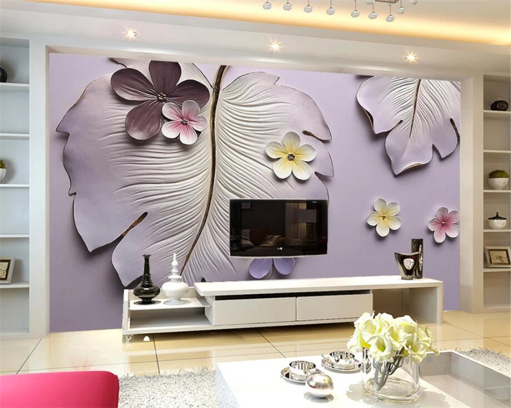 beibehang Custom Wallpaper 3D Flower Relief Background Bajiao Tree Relief TV Background Wall Living Room Bedroom Mural wallpaper
beibehang Custom Wallpaper 3D Flower Relief Background Bajiao Tree Relief TV Background Wall Living Room Bedroom Mural wallpaper