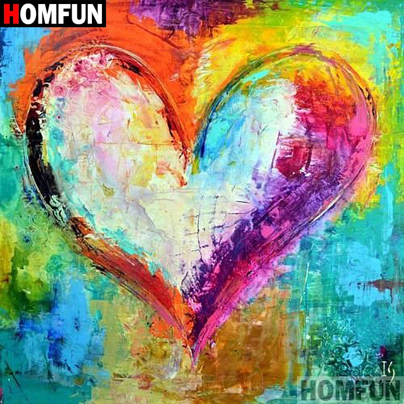 HOMFUN 5D DIY Diamond Painting Full Square/Round Drill "Color heart" 3D Embroidery Cross Stitch gift Home A09037
HOMFUN 5D DIY Diamond Painting Full Square/Round Drill "Color heart" 3D Embroidery Cross Stitch gift Home A09037