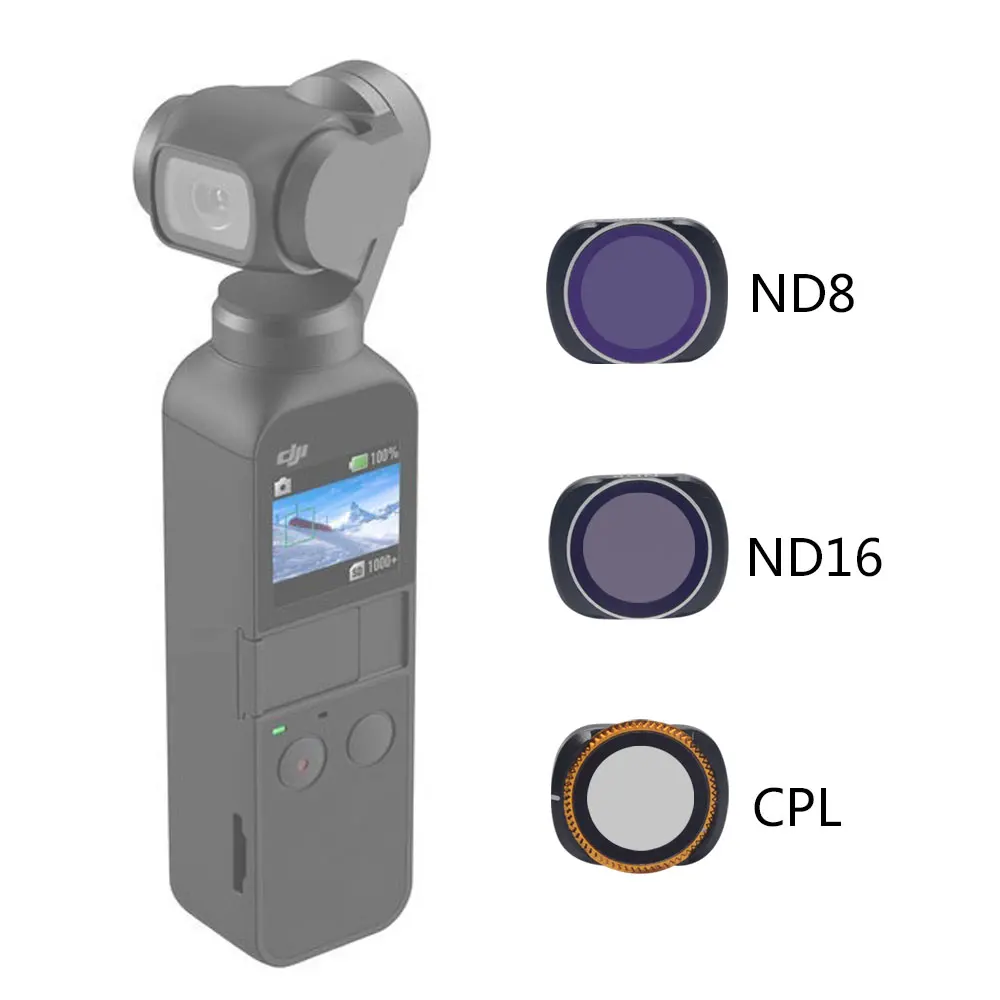 Mcoplus OSMO карманный фильтр для камеры CPL ND 8 16 Набор фильтров нейтральной плотности