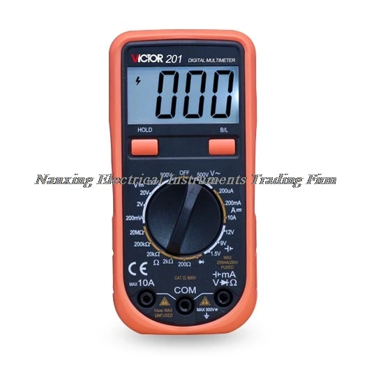 Fast arrival VC201 Pocket multimeter, digital multimeter, digital display, mini electrician multimeter
Fast arrival VC201 Pocket multimeter, digital multimeter, digital display, mini electrician multimeter