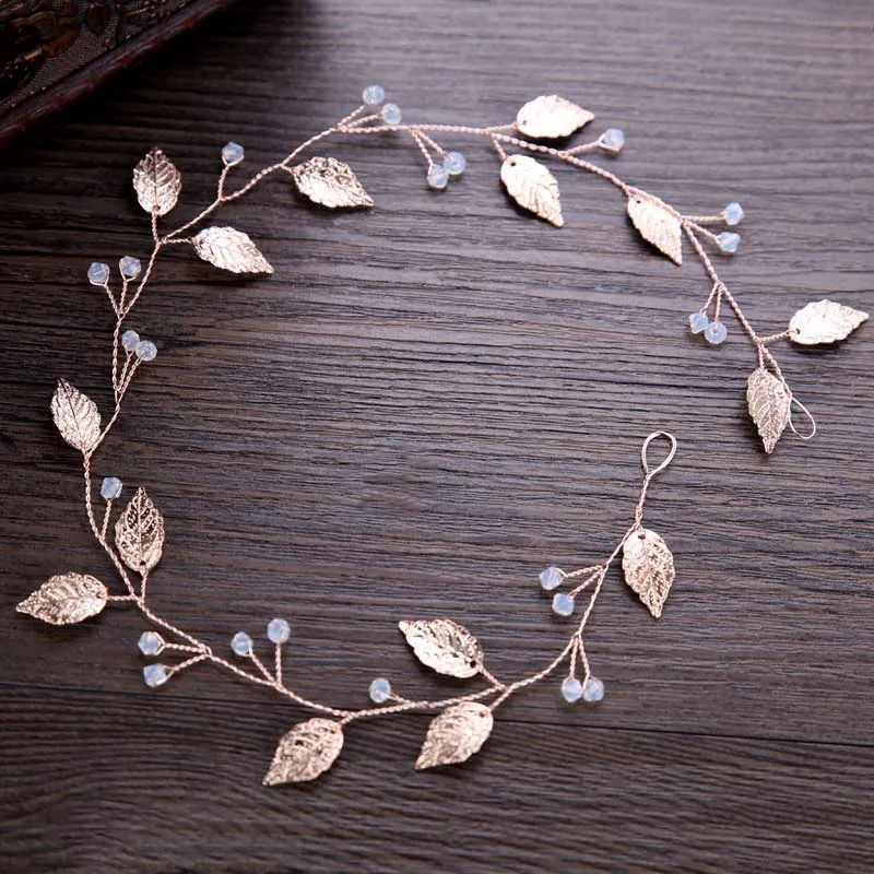 Bridal Hair Jewelry Gold Headband Crystal Olive Leaf Headpiece Pearl Metal Leaves Tiara Wedding Hair Accessories Clip Ornaments
Bridal Hair Jewelry Gold Headband Crystal Olive Leaf Headpiece Pearl Metal Leaves Tiara Wedding Hair Accessories Clip Ornaments