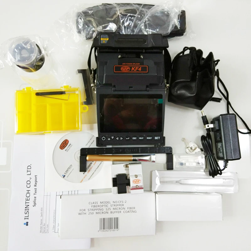 ILSINTECH Swift KF4 Fiber Fusion splicing machine KF4 Automatic Motor Drive KF4 Fiber Optic Fusion Splicer English menu
ILSINTECH Swift KF4 Fiber Fusion splicing machine KF4 Automatic Motor Drive KF4 Fiber Optic Fusion Splicer English menu
