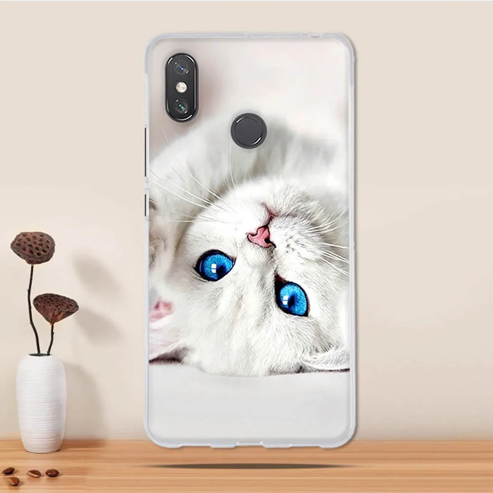 Для Xiaomi Mi Max 3 силиконовый чехол ТПУ для Max3 мягкий с рисунком Fundas | Мобильные
