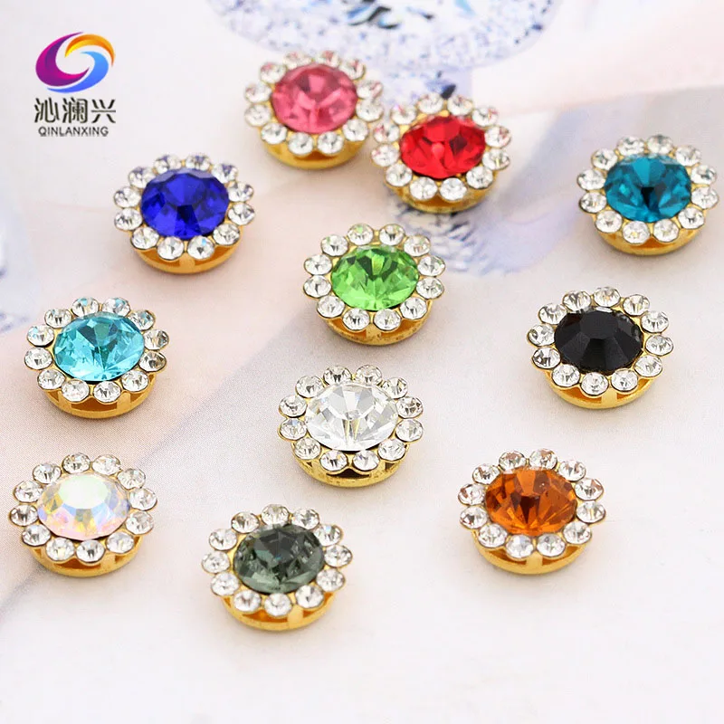 20pcs/bag 12mm Round shape Sun flower Glass Crystal flatback sewing on rhinestones Diy Clothing accessories SWTYH03
20pcs/bag 12mm Round shape Sun flower Glass Crystal flatback sewing on rhinestones Diy Clothing accessories SWTYH03
