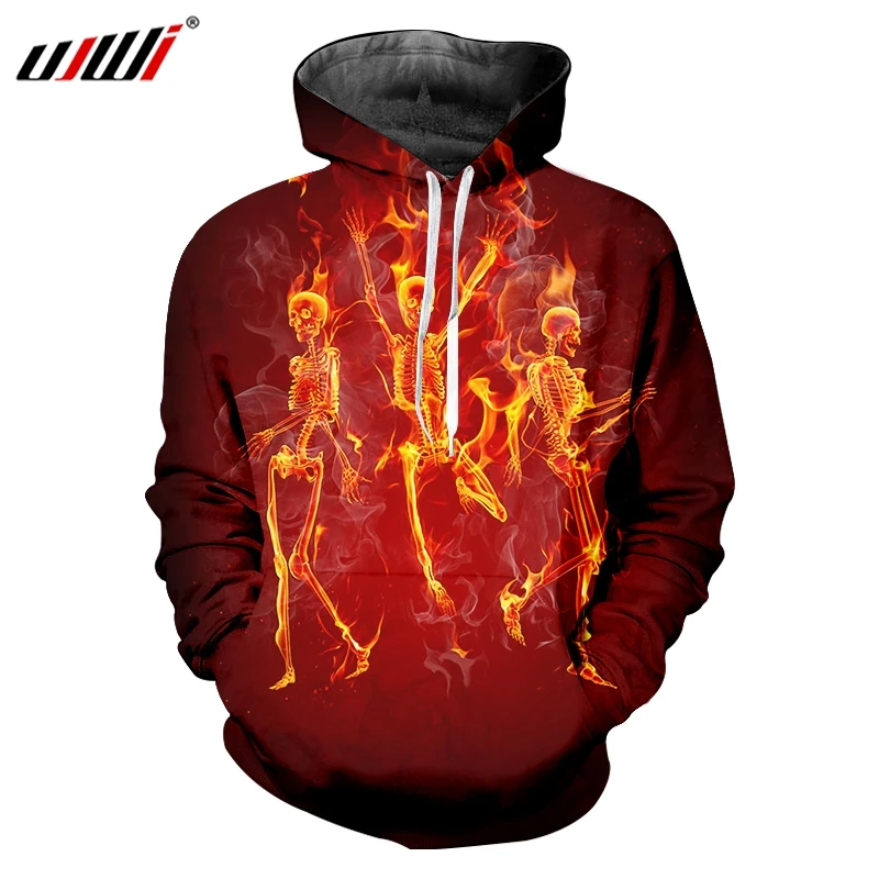 UJWI New Funny Shine Hoodies 3D Printed Man Interesting Pullover Black Red Creative Dance Flame Skulls Mens Clothing
UJWI New Funny Shine Hoodies 3D Printed Man Interesting Pullover Black Red Creative Dance Flame Skulls Mens Clothing