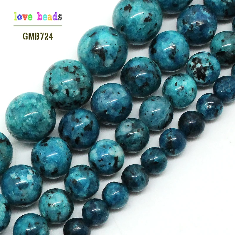 Natural Blue Spot Stone 6/8/10/12mm Round Loose Beads 15.5inch/strand Pick Size DIY Bracelet (F00520)
Natural Blue Spot Stone 6/8/10/12mm Round Loose Beads 15.5inch/strand Pick Size DIY Bracelet (F00520)