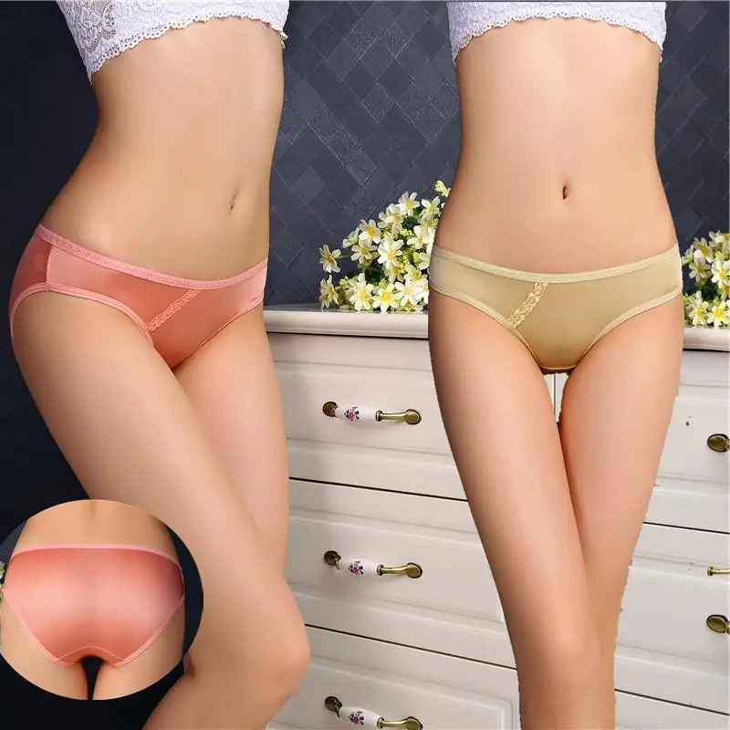 Women's Sexy Lace Panties Seamless Underwear Briefs Nylon Silk for Girls Ladies Bikini Cotton Crotch Transparent Lingerie
Women's Sexy Lace Panties Seamless Underwear Briefs Nylon Silk for Girls Ladies Bikini Cotton Crotch Transparent Lingerie