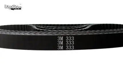 

5pcs HTD333-3M Teeth 111 Width 10mm 15mm 20mm 25mm 30mm Length 333mm HTD3M 333 3M Rubber Timing Transmission Belt